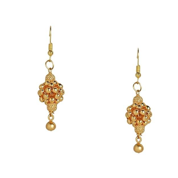 Gold-Plated Handcrafted Thushi Jewellery Set - Trendisia