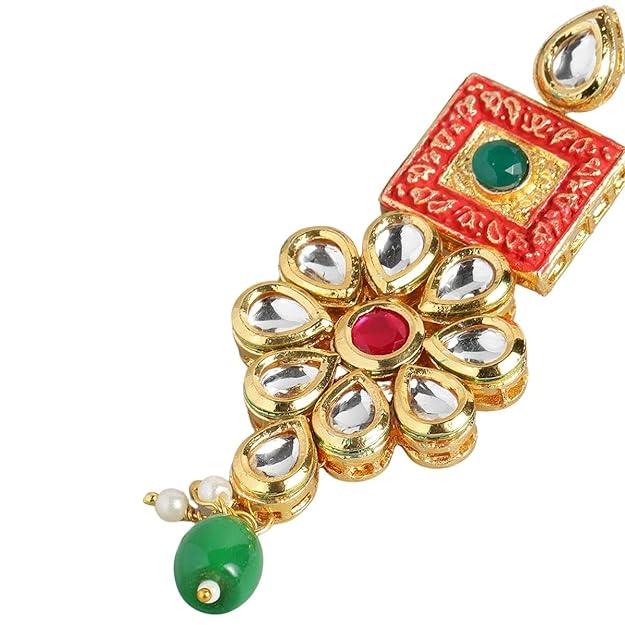 Gold-Plated Kundan Jewellery Set - Trendisia