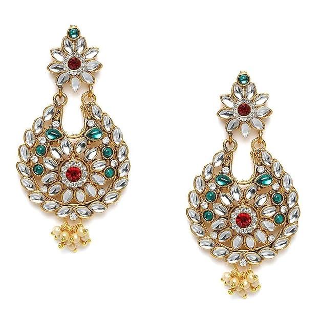 Gold Plated Kundan Studded Choker Set - Trendisia