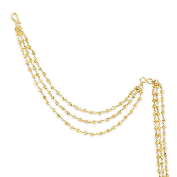 Gold-Plated Multi-Layer Chain Earrings - Trendisia