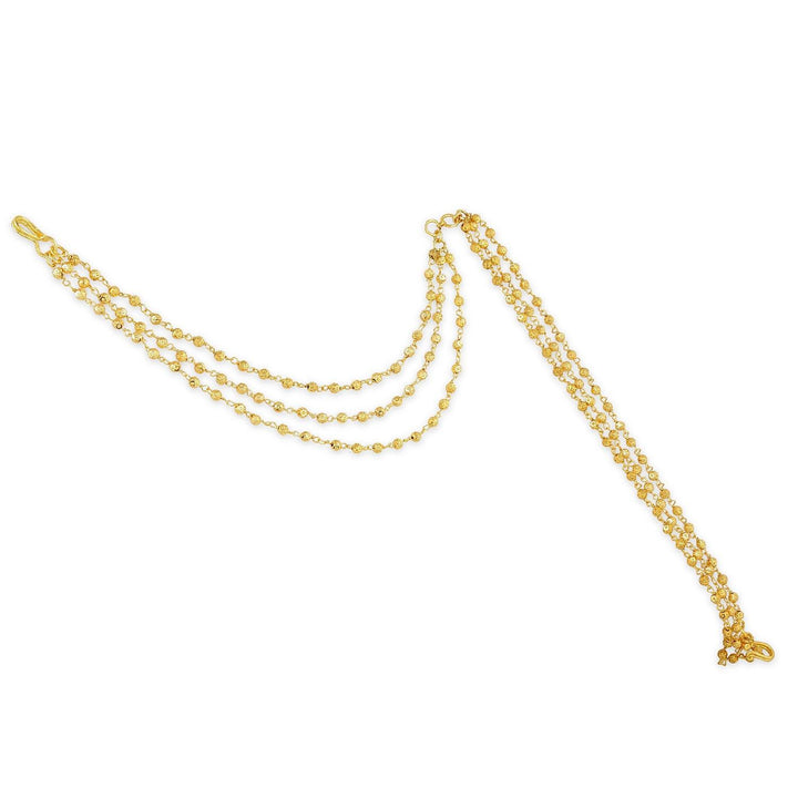 Gold-Plated Multi-Layer Chain Earrings - Trendisia