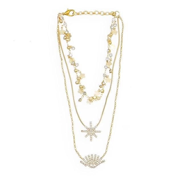 Gold-Plated White Brass Layered Chain - Trendisia