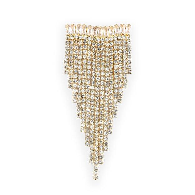 Gold-Toned Drop Earrings - Trendisia