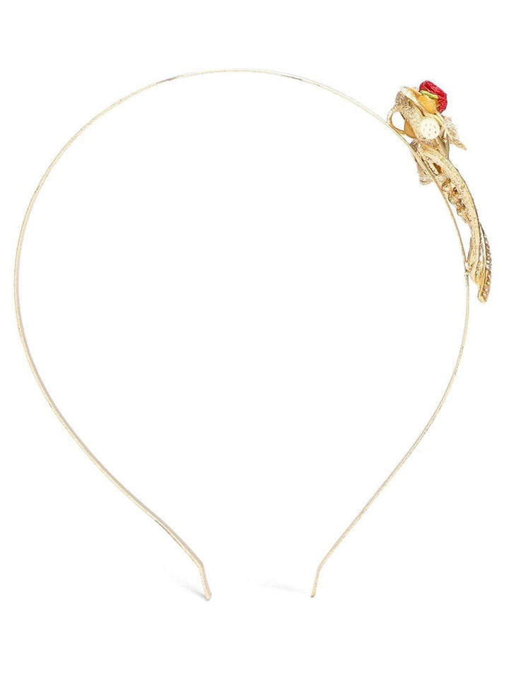 Gold-Toned Embellished Hairband - Trendisia