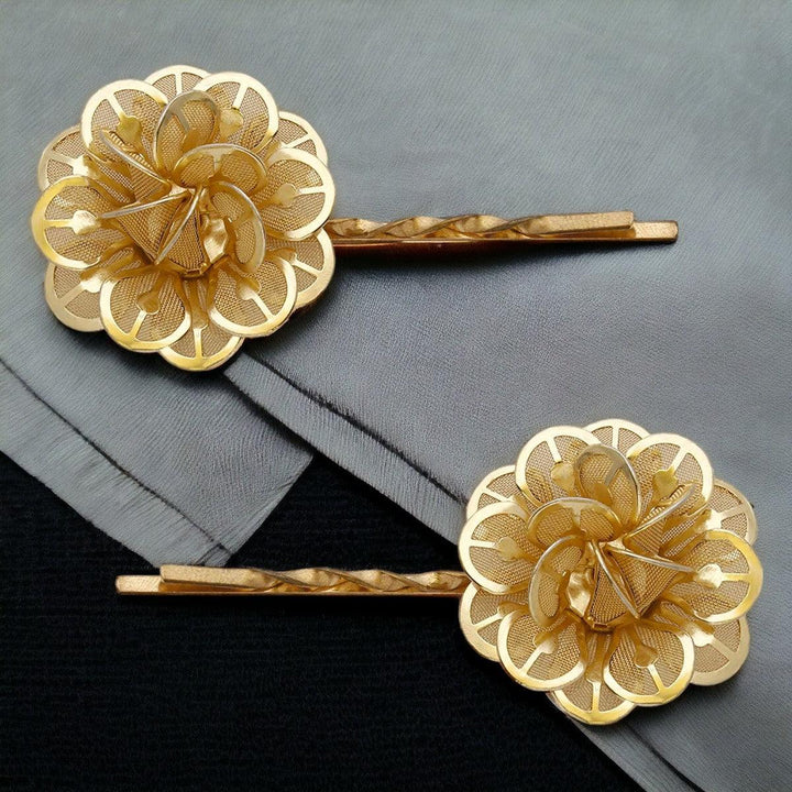 Gold-Toned Multicolor Bobby Pins-SP0818GC8018G - Trendisia
