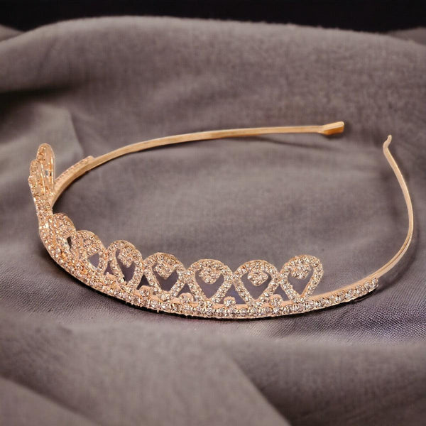 Gold-Toned Rhinestone hairband - Trendisia