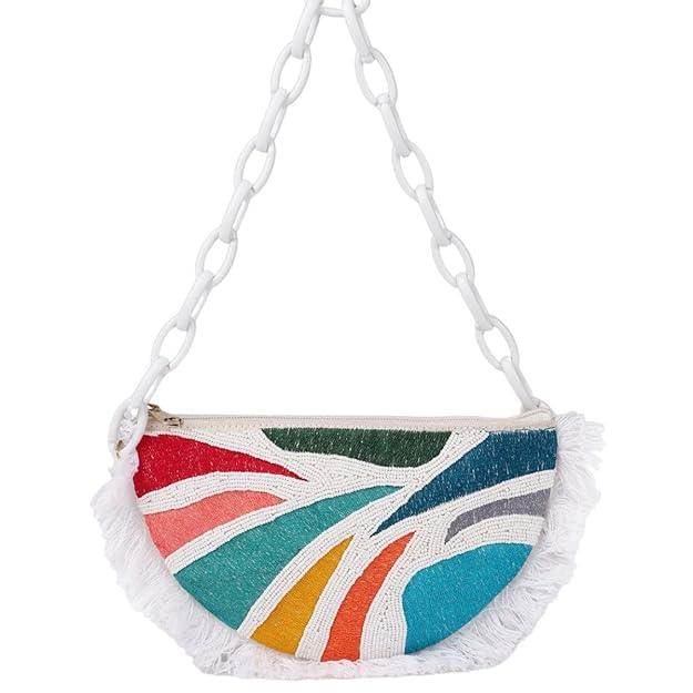 Half Moon Shoulder Multi color Bag - Trendisia