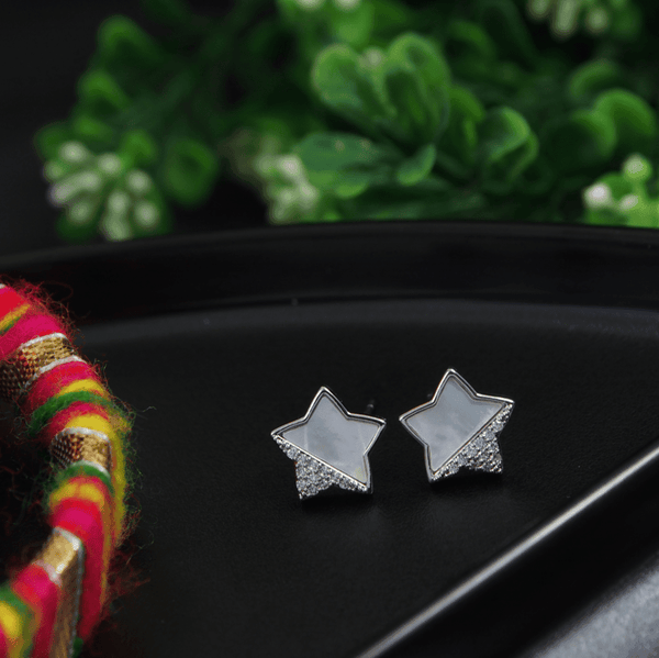 Korean Gold/Rosegold /Silver Plated Star Shaped Stud Earring- KRNER 3149 - Trendisia