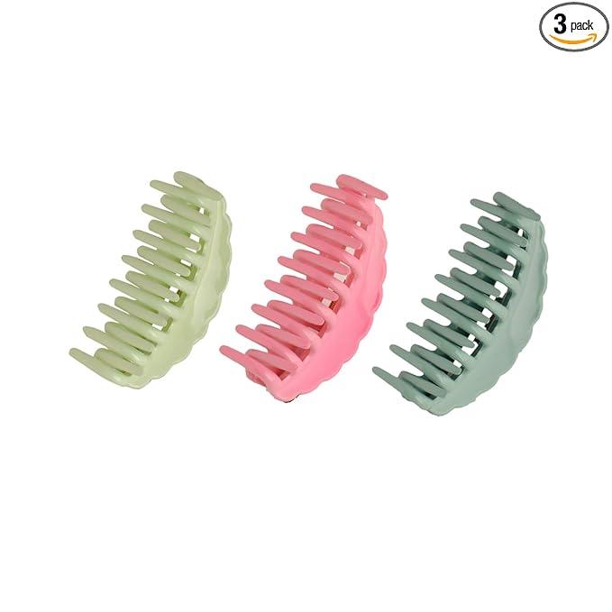 Pack of 3 Assorted Claw Clip - Trendisia