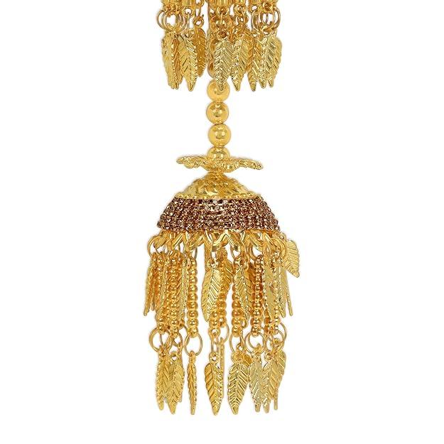 Set Of 2 Gold-Plated Layered Kaleeras - Trendisia