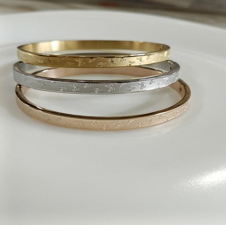 Set of Three Stainless Steel Unisex Kada- STKD 4135 - Trendisia