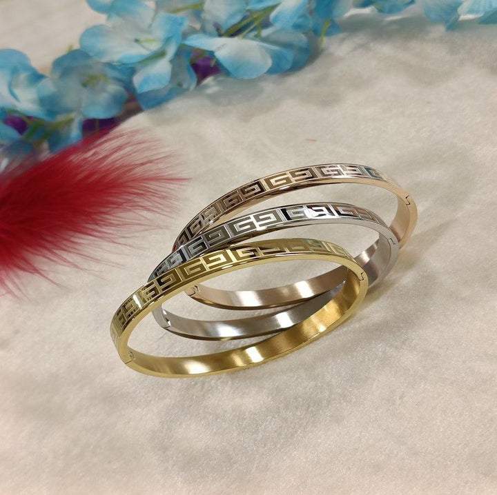 Set of Three Stainless Steel Unisex Kada- STKD 4137 - Trendisia