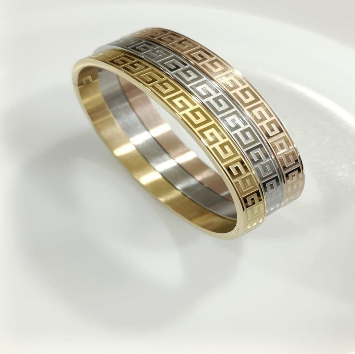 Set of Three Stainless Steel Unisex Kada- STKD 4137 - Trendisia