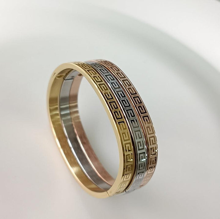 Set of Three Stainless Steel Unisex Kada- STKD 4137 - Trendisia