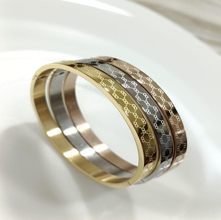 Set of Three Stainless Steel Unisex Kada- STKD 4138 - Trendisia