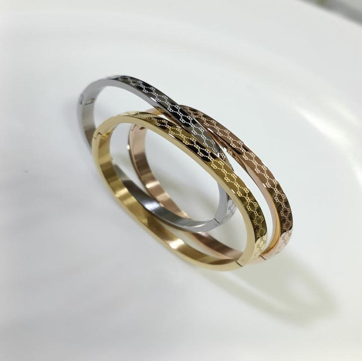 Set of Three Stainless Steel Unisex Kada- STKD 4138 - Trendisia
