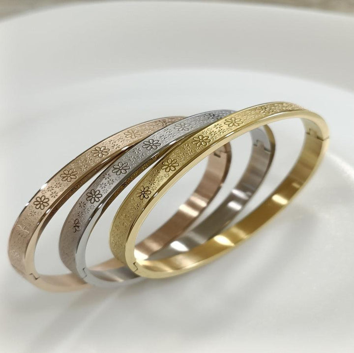 Set of Three Stainless Steel Unisex Kada- STKD 4140 - Trendisia