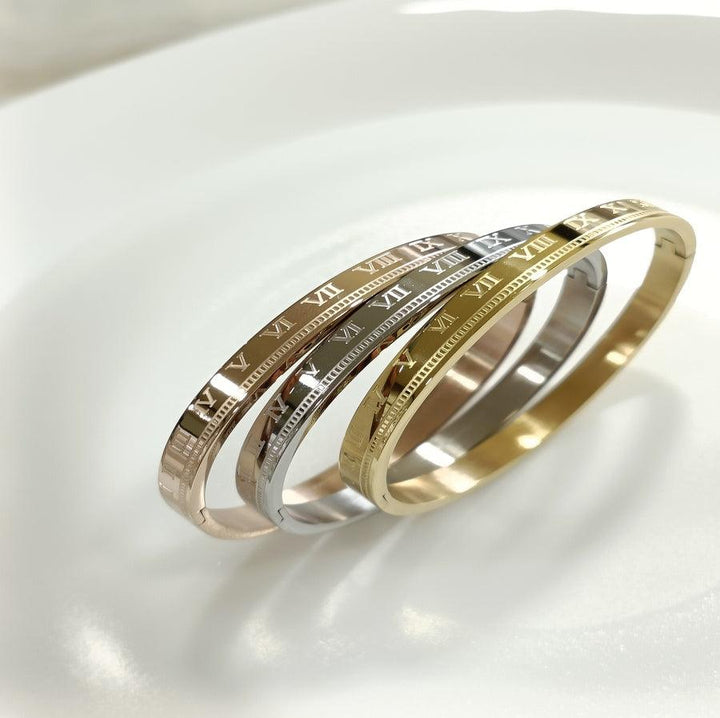 Set of Three Stainless Steel Unisex Kada- STKD 4143 - Trendisia