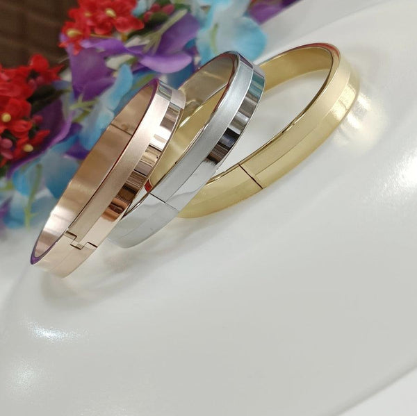 Set of Three Stainless Steel Unisex Kada- STKD 4149 - Trendisia