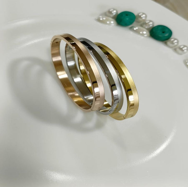 Set of Three Stainless Steel Unisex Kada- STKD 4150 - Trendisia