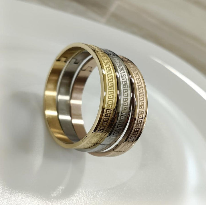 Set of Three Stainless Steel Unisex Kada- STKD 4151 - Trendisia