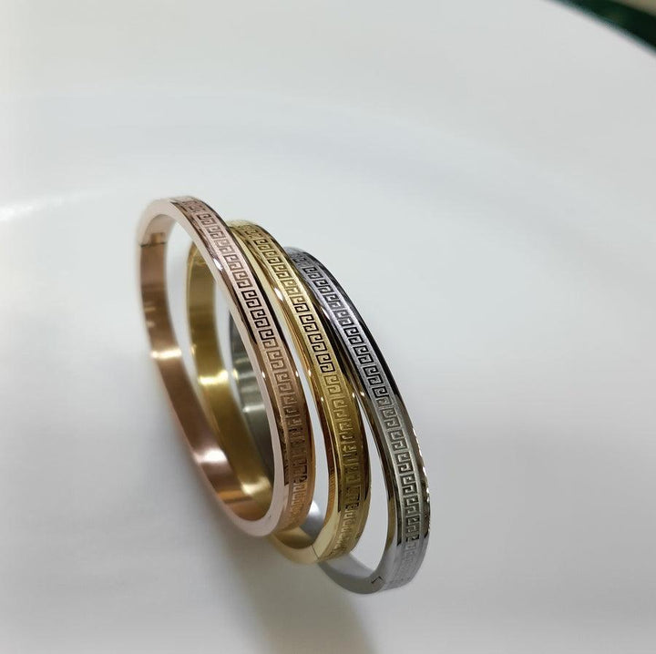 Set of Three Stainless Steel Unisex Kada- STKD 4151 - Trendisia