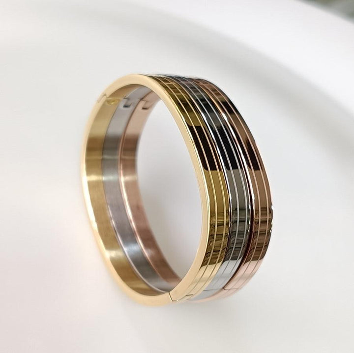 Set of Three Stainless Steel Unisex Kada- STKD 4153 - Trendisia