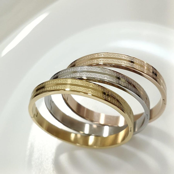 Set of Three Stainless Steel Unisex Kada- STKD 4159 - Trendisia