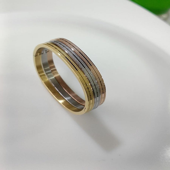 Set of Three Stainless Steel Unisex Kada- STKD 4159 - Trendisia