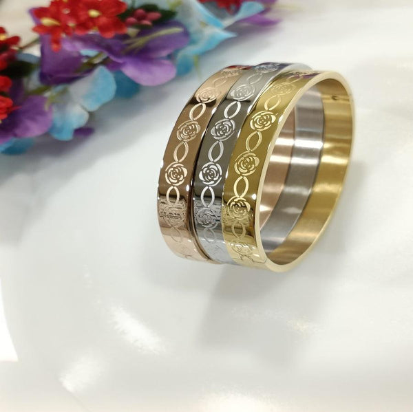 Set of Three Stainless Steel Unisex Kada- STKD 4162 - Trendisia