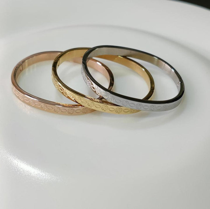 Set of Three Stainless Steel Unisex Kada- STKD 4162 - Trendisia