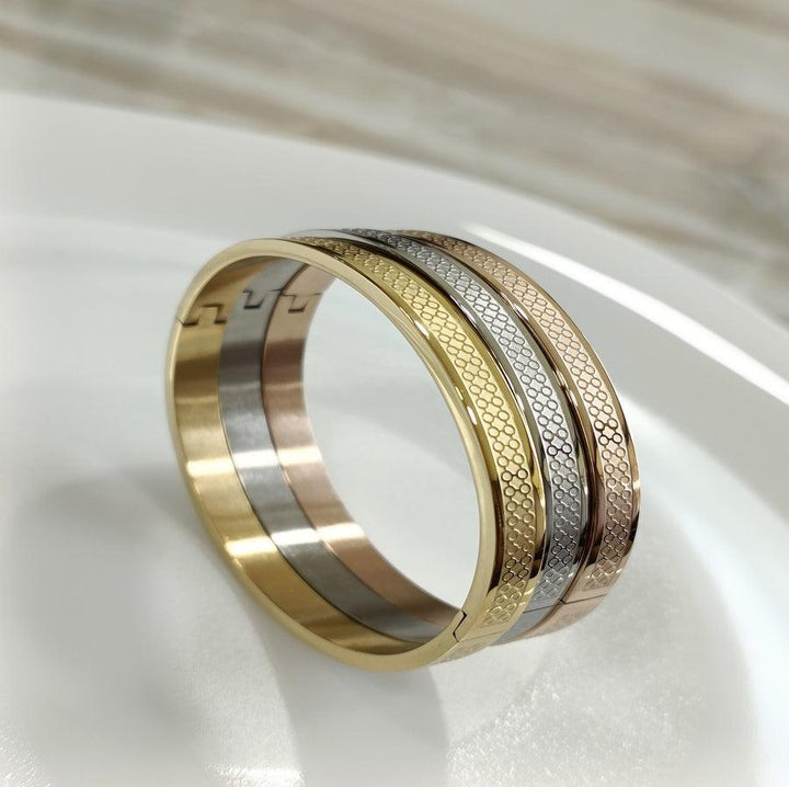 Set of Three Stainless Steel Unisex Kada- STKD 4163 - Trendisia