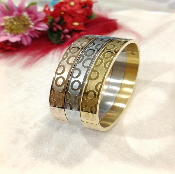 Set of Three Stainless Steel Unisex Kada- STKD 4166 - Trendisia