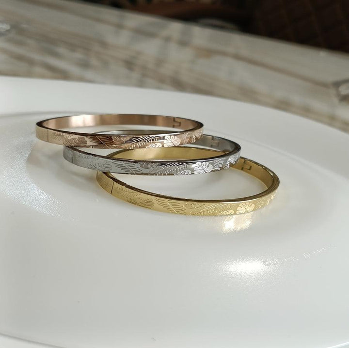 Set of Three Stainless Steel Unisex Kada- STKD 4171 - Trendisia
