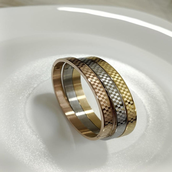 Set of Three Stainless Steel Unisex Kada- STKD 4172 - Trendisia