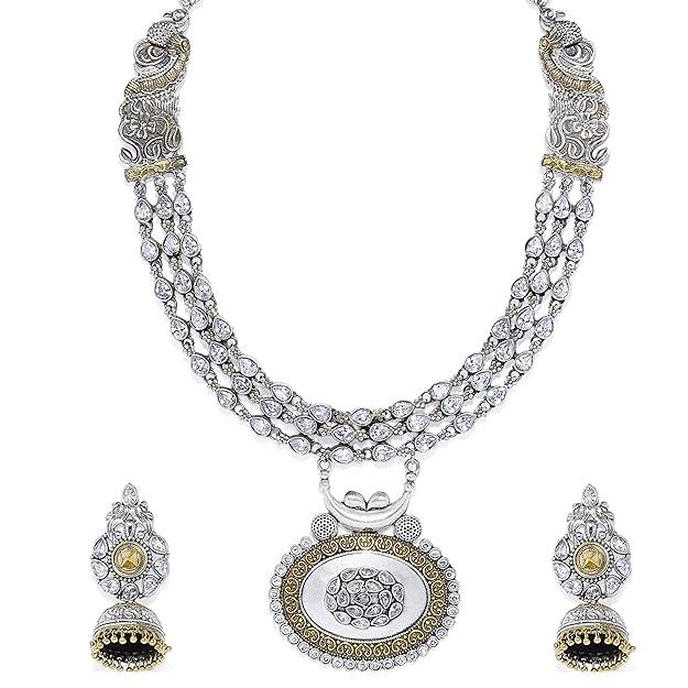 Silver-Plated German Jewellery Set - Trendisia