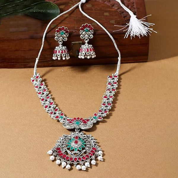 Silver-Plated Jewellery Set - Trendisia