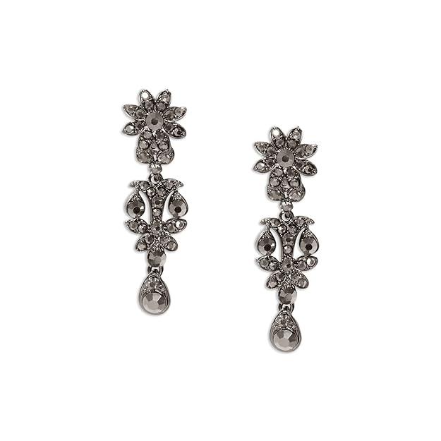 Silver-Plated Stone Studded Jewellery Set - Trendisia