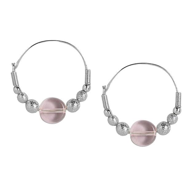 Silver-Toned Pearl Embellished Jewellery Set - Trendisia