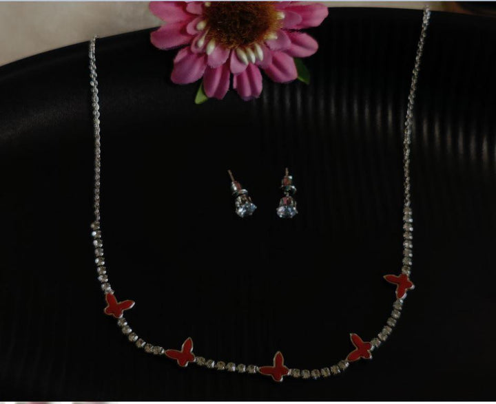Silver/Gold/Rose Gold Plated Choker Necklace- NK 2462 - Trendisia