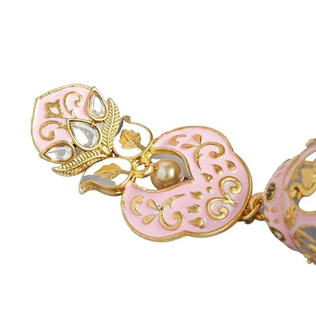 stylish fancy Gold Plated Dome Shaped Jhumkas - Trendisia