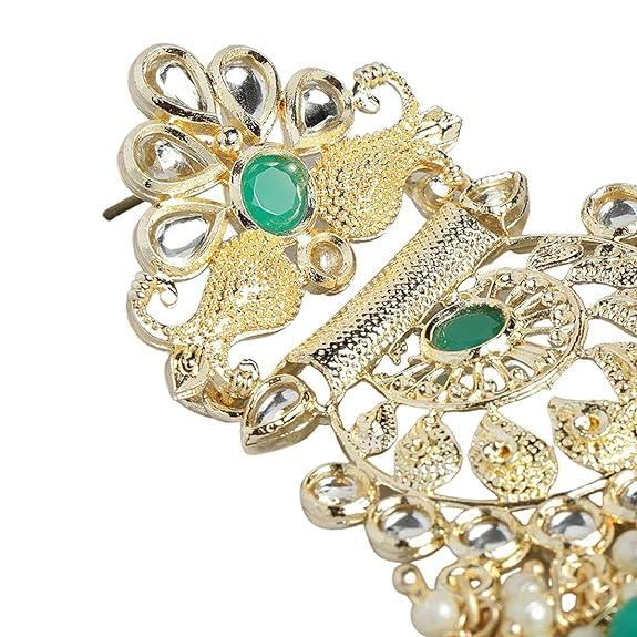 Stylish fancy Gold-Tone Handcrafted Earrings - Trendisia