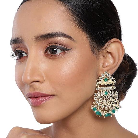 Stylish fancy Gold-Tone Handcrafted Earrings - Trendisia