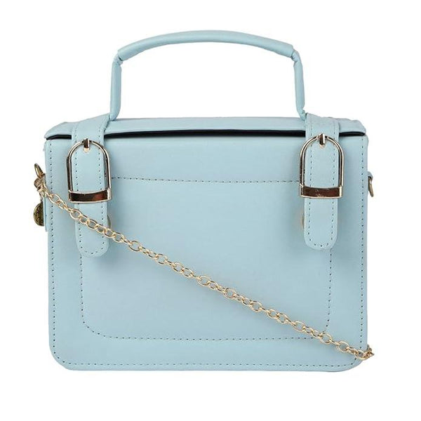 stylish trendy Blue Solid Sling Bag - Trendisia