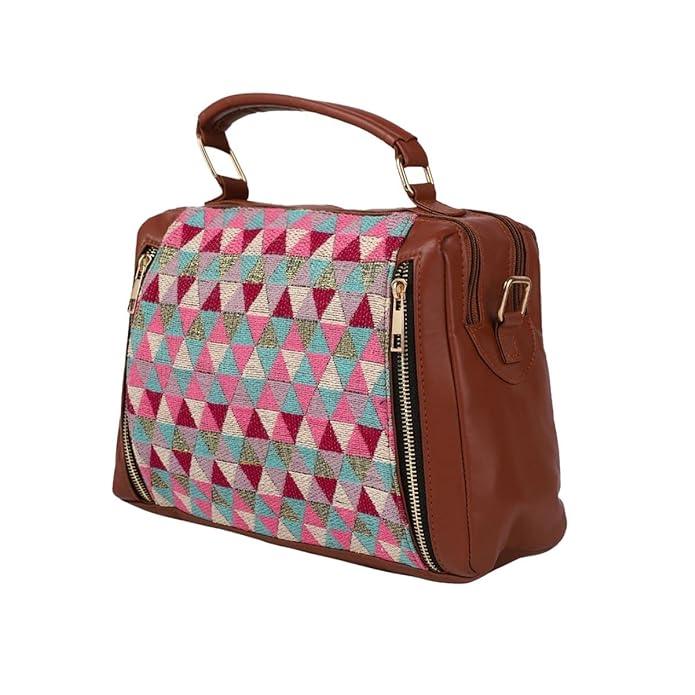 stylish trendy Brown Solid Sling Bag - Trendisia