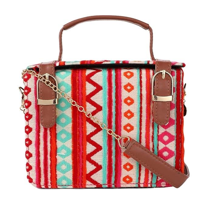 stylish trendy Multicolor Solid Sling Bag - Trendisia