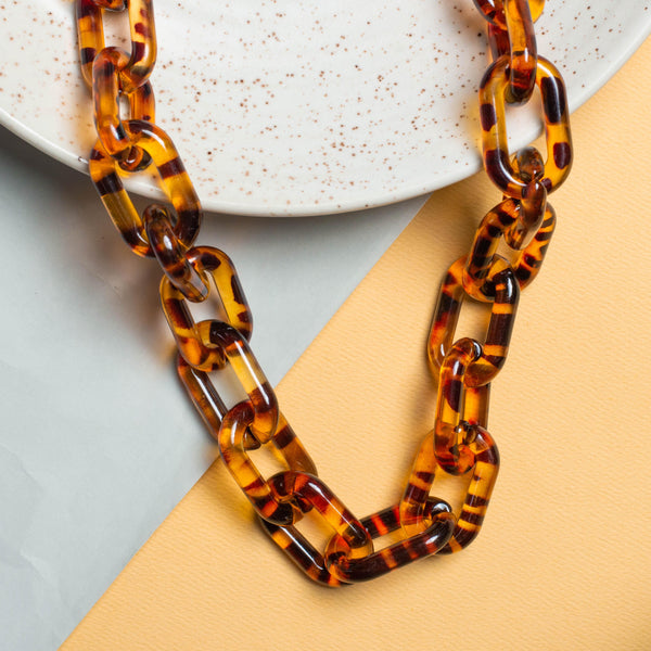 Tortoise Acrylic Printed Mask Chain | 1Meter - Trendisia