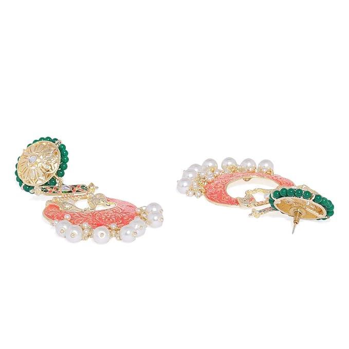 traditional Gold plated Dangle Earring - Trendisia