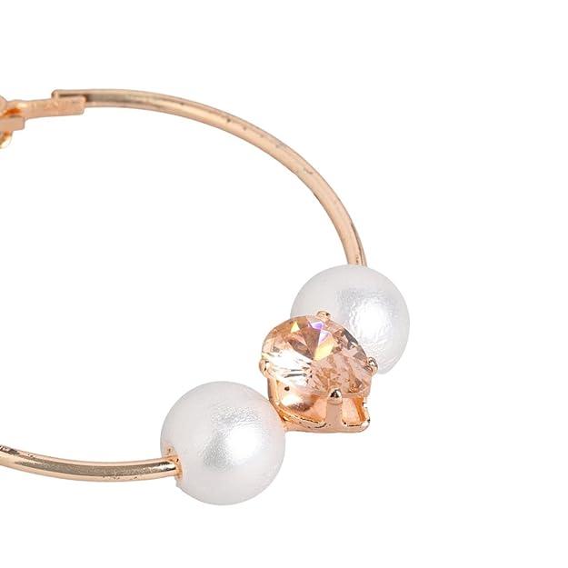 Trendisia stylish fancy Rose Gold-Plated Hoop Earrings for women and girls - Trendisia