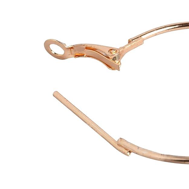 Trendisia stylish fancy Rose Gold-Plated Hoop Earrings for women and girls - Trendisia